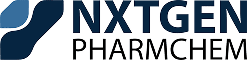 NXTGEN Pharmchem logo with abstract design.